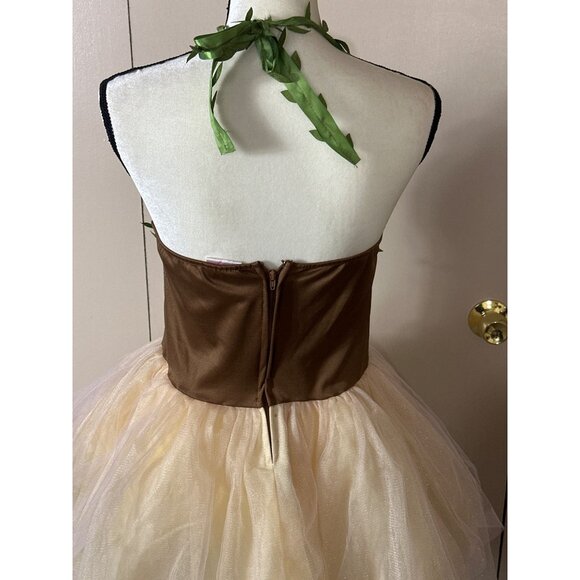 Whimsical Enchantress Cosplay Costume Dress Medium Woodland Pixie Fairy Mystical - Picture 8 of 10